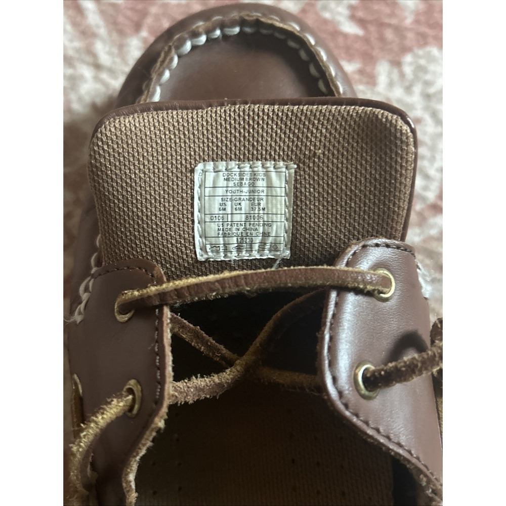 Sebago Docksides Women's Brown Shoes Loafers Size 6 M - Picture 11 of 11
